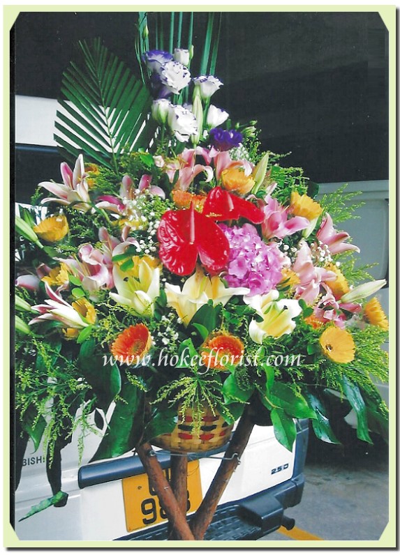 H311-繡球系列(紅掌,桔梗,百合)