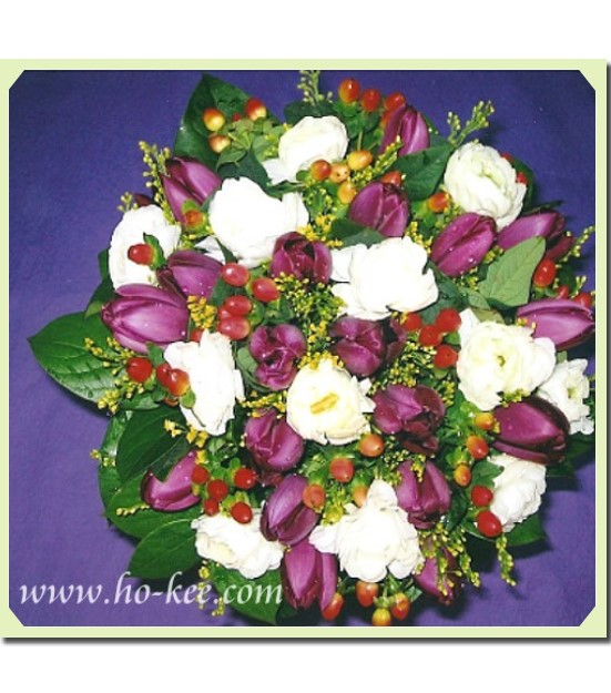 W018-鬱金香花球