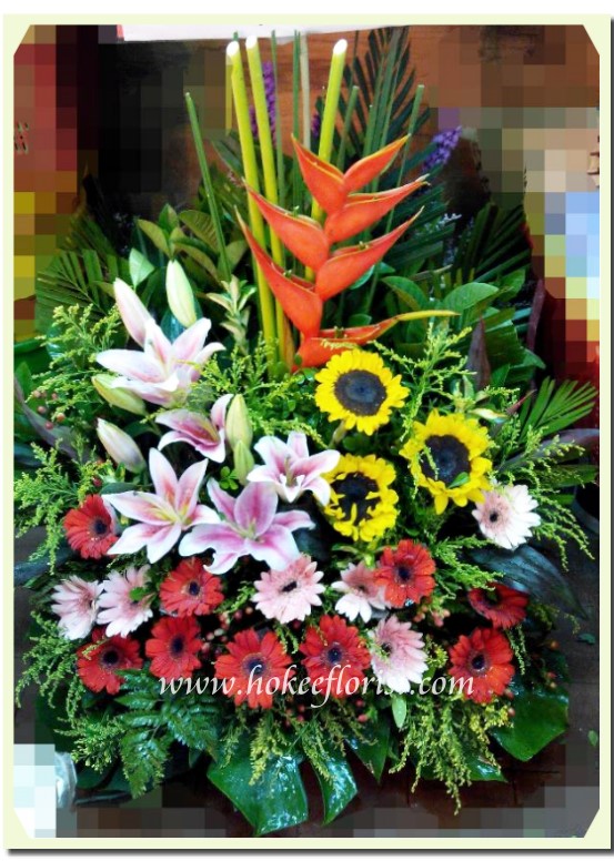 H203-向日葵系列(蟹鉗,百合,太阳花)